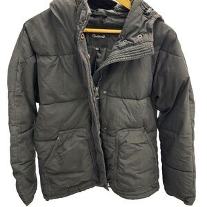 Madewell Men's Charcoal Puffer Jacket